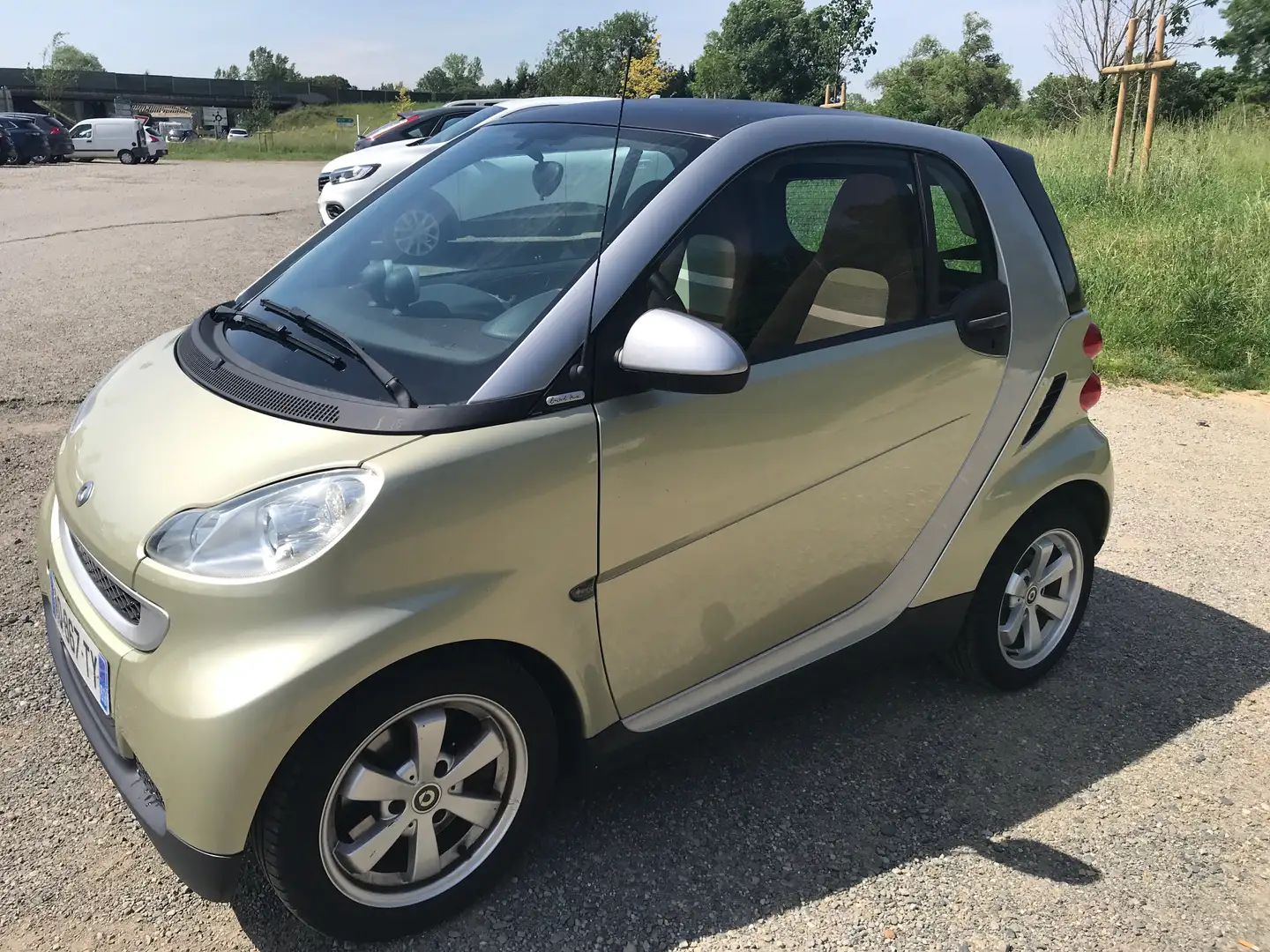 smart forTwo Smart+Cabrio+1.0+71ch+White+ Verde - 1