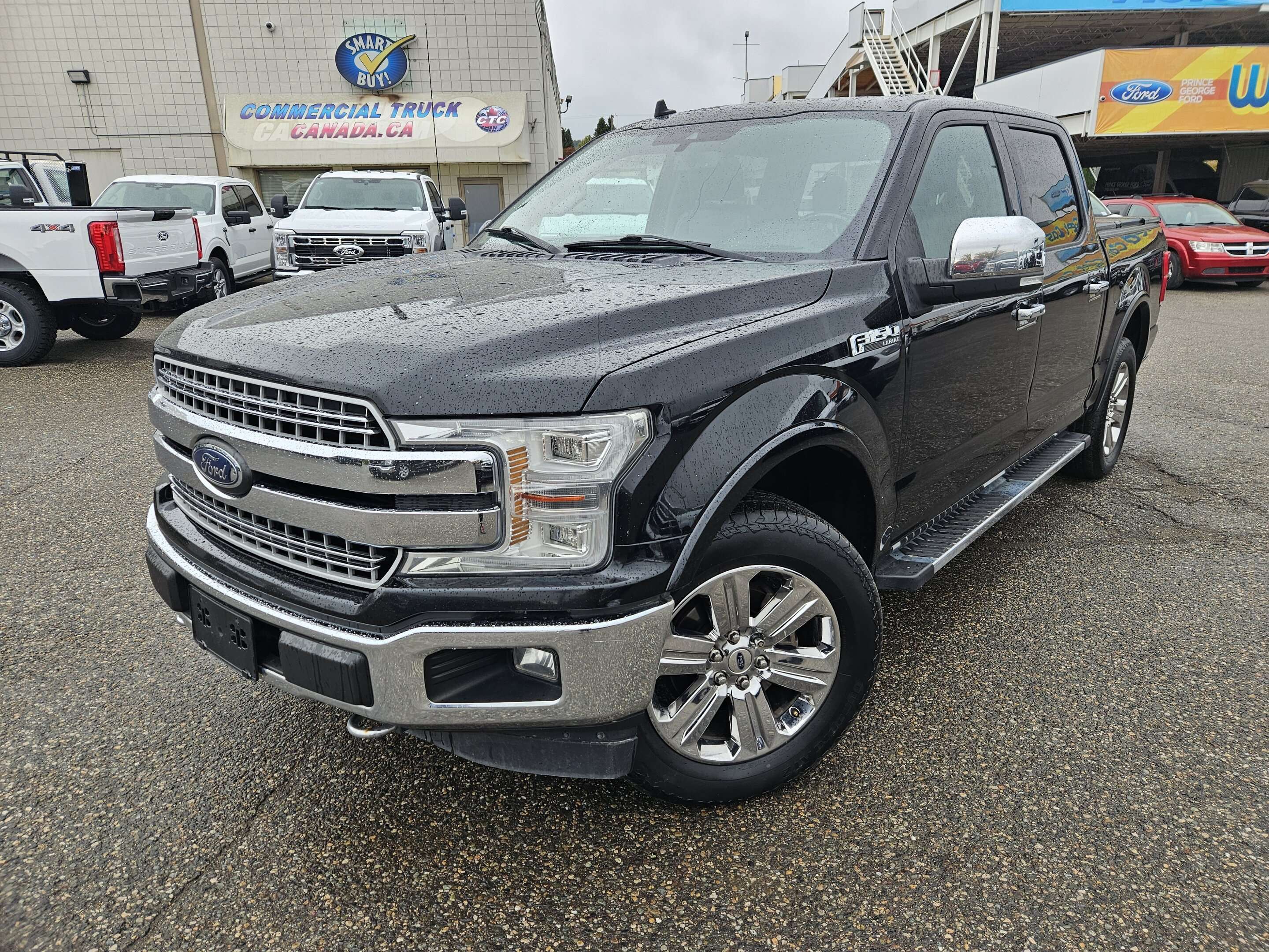 Black 2018 Ford F-150 Pickup Truck Four-Wheel Drive Automatic
