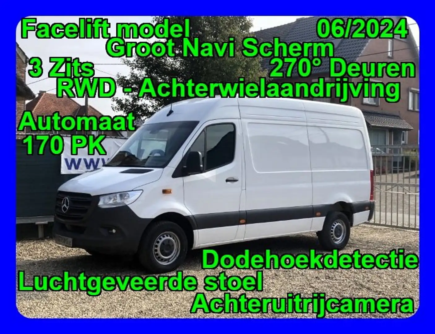 Mercedes-Benz Sprinter 317 CDI 34.545€+BTW Facelift / L2H2 L2 H2 / GPS Wit - 1