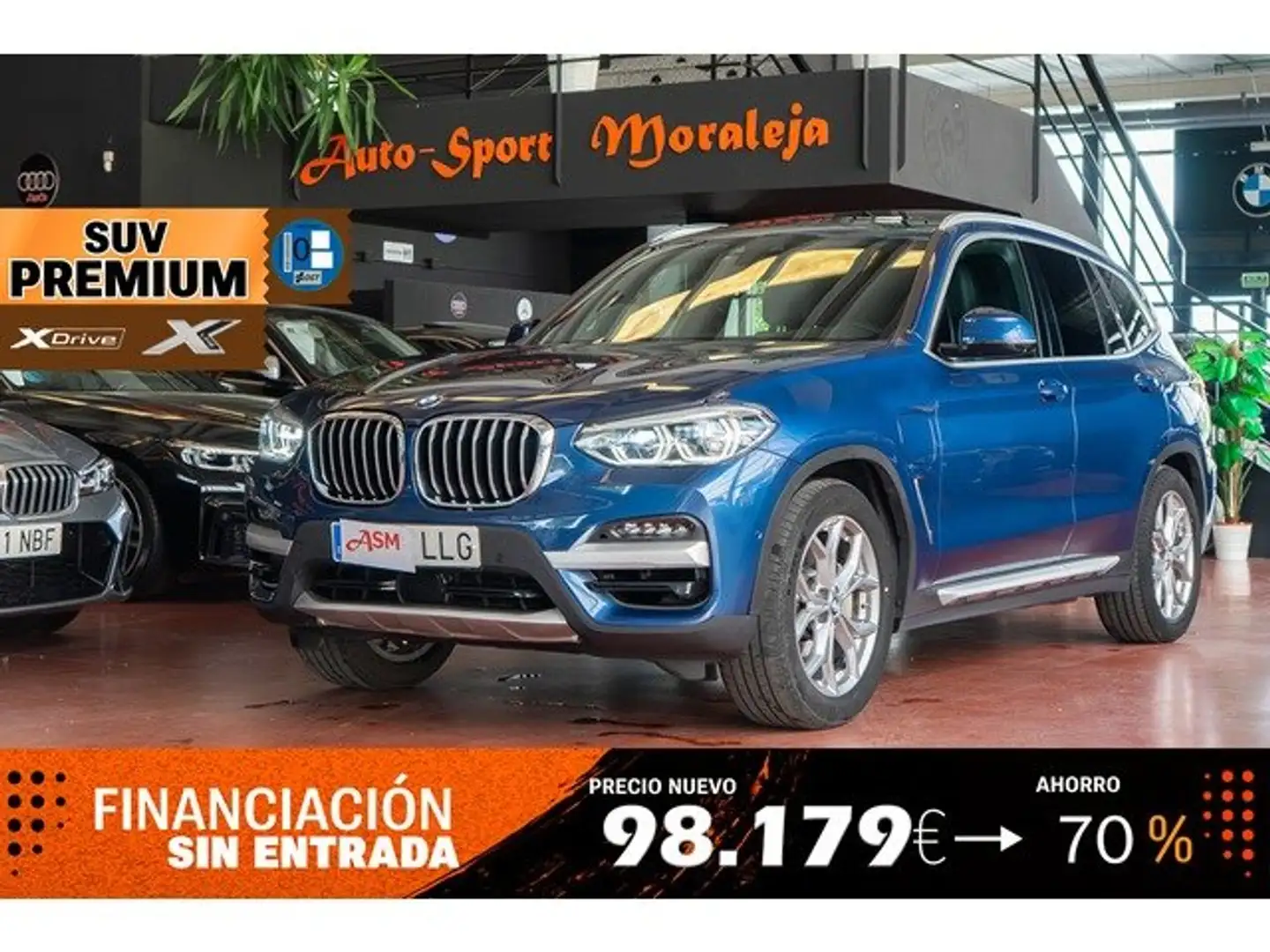 BMW X3 xDrive 30e Azul - 1