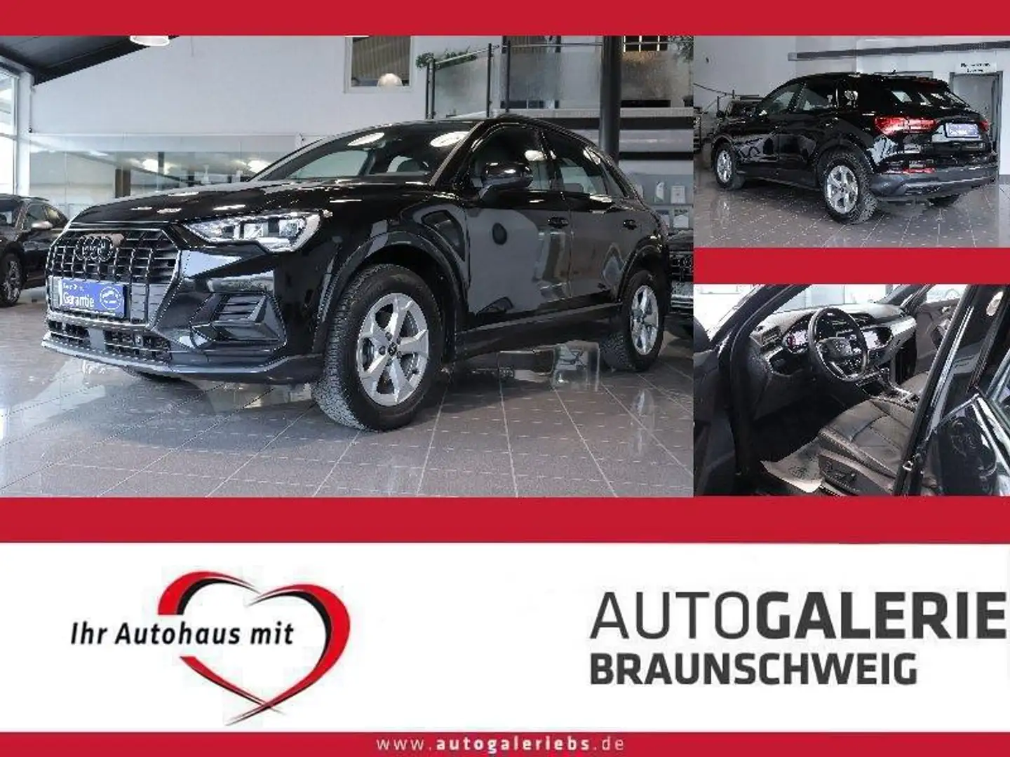 Audi Q3 1.5 TSI Stronic advanced *CAM*NAVI*SHZ*LEDER* Noir - 1