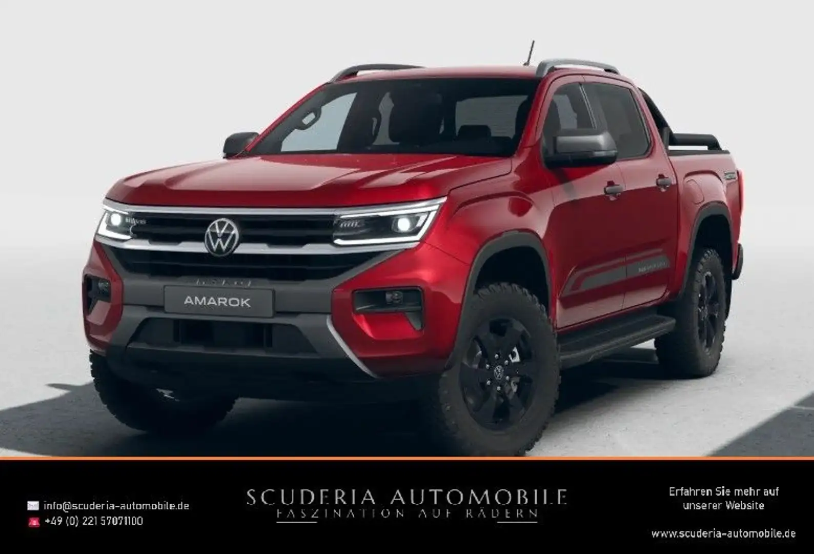 Volkswagen Amarok 3.0 TDI PanAmericana V6  4Motion AUTO ACC MATRIX Rouge - 1