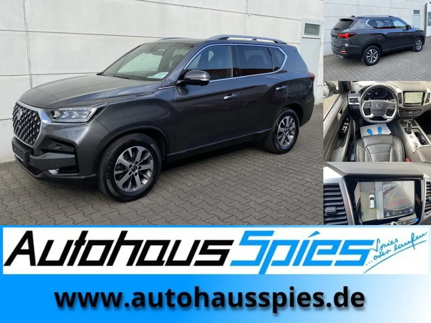 SsangYong Rexton 2,2 E-XDI 4WD 8AT  Sapphire 5S EL 3,5t AHK abn. Gris - 1