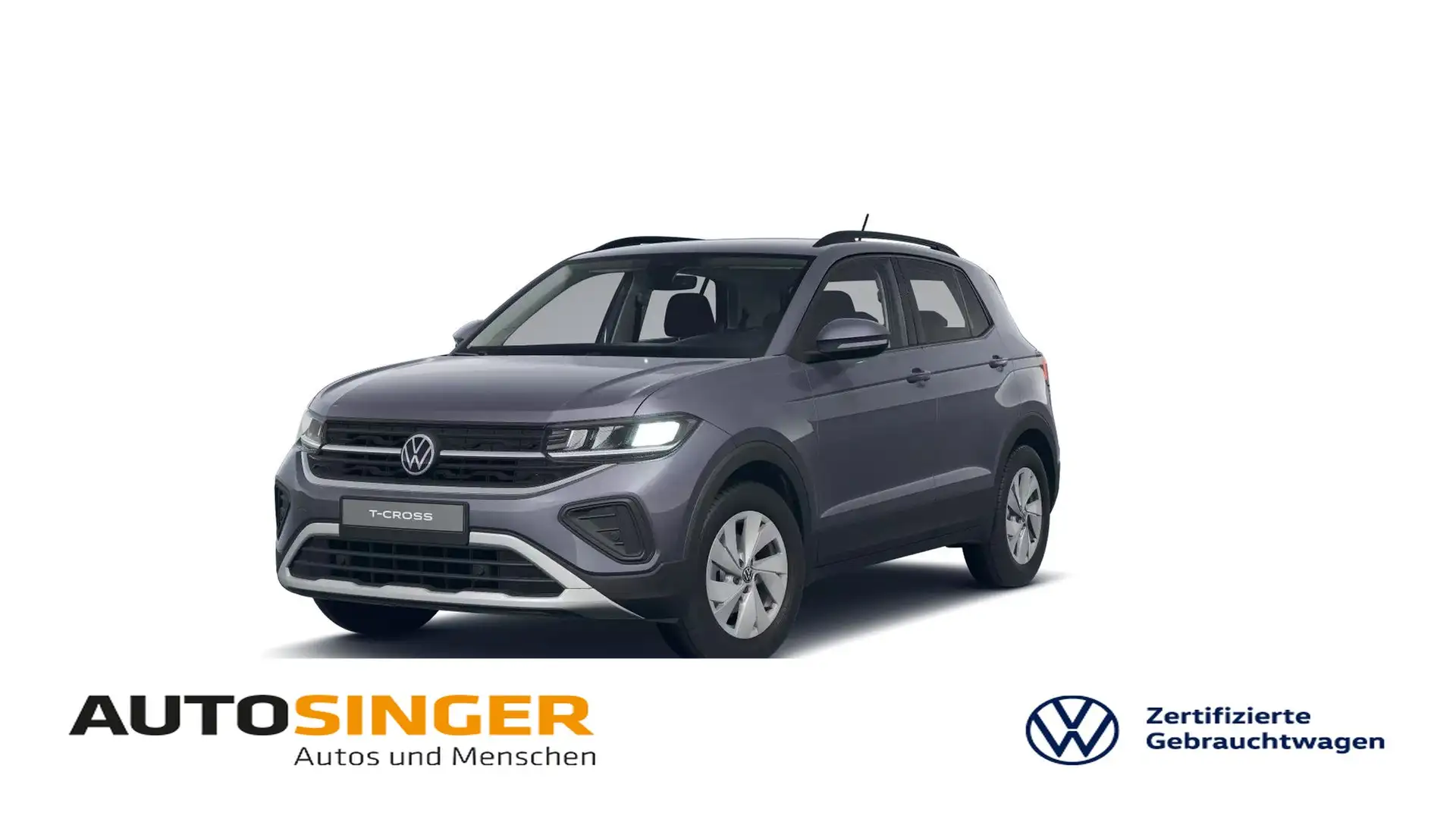 Volkswagen T-Cross Life 1.0 TSI *LED*ACC*DIGITAL*PDC*SHZ* Grau - 1