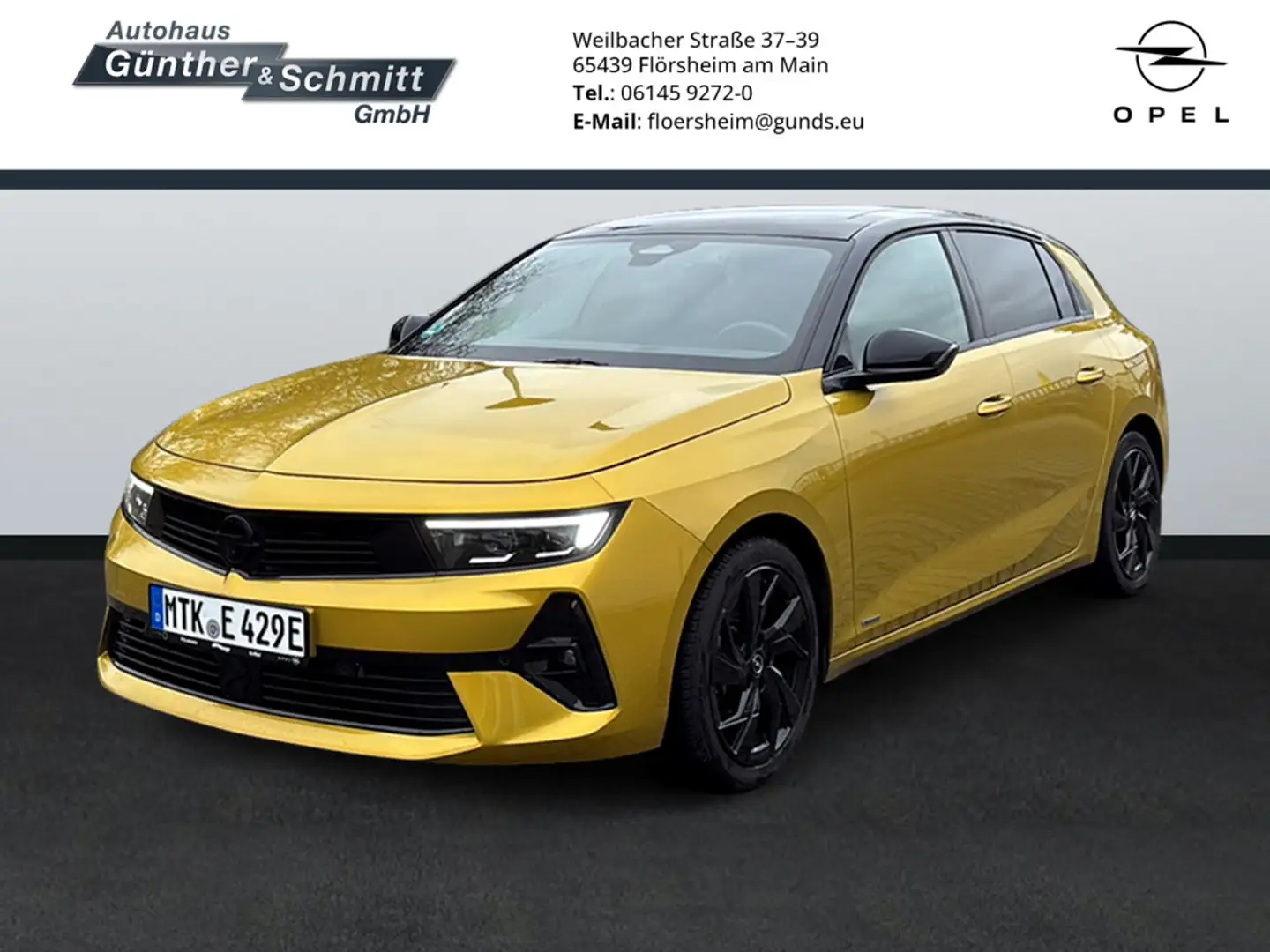 Opel Astra L Lim. 5-trg. 1.6 GS Line Plug-in-Hybrid Jaune - 1