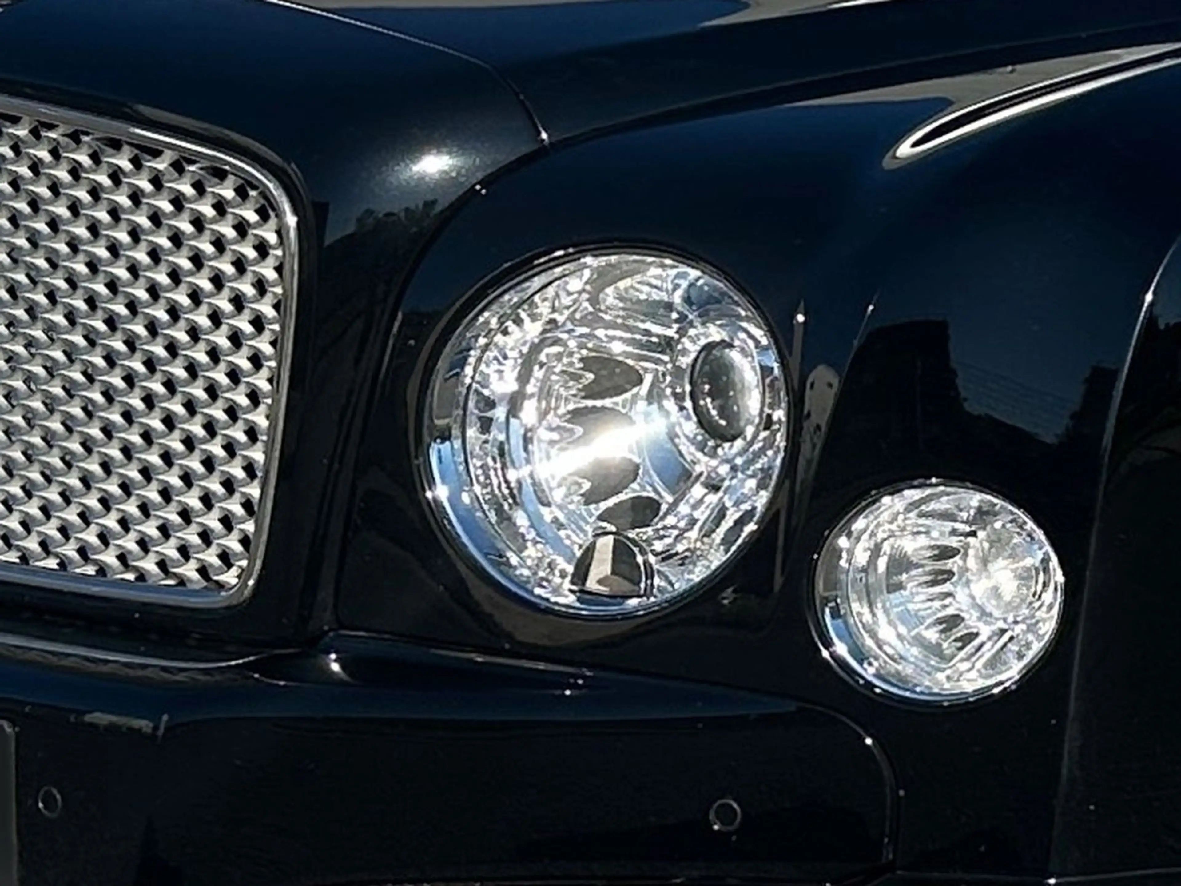 Bentley Mulsanne Black / Window Shades / Chrome Pack — photo 5