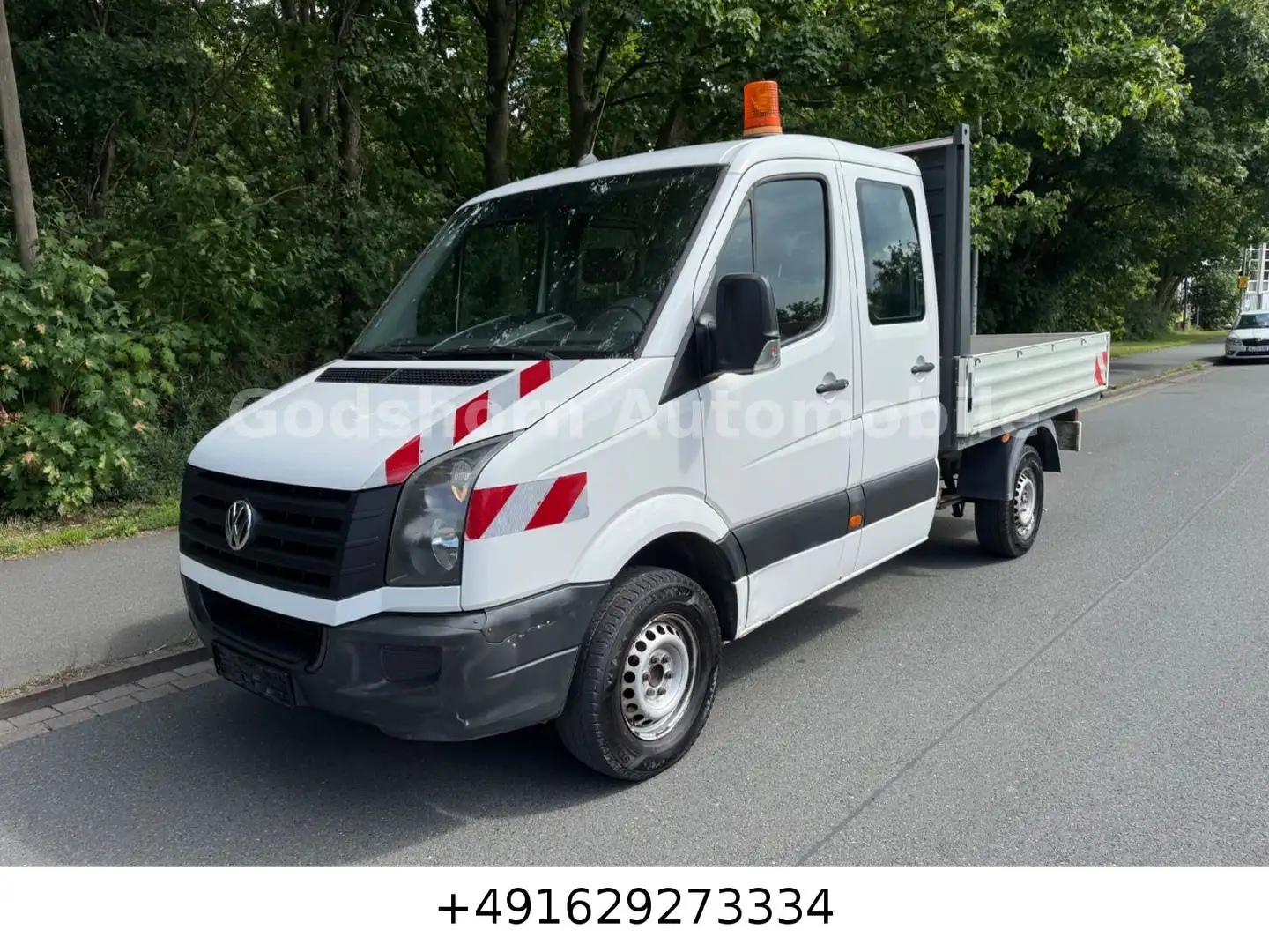 Volkswagen Crafter Pritsche 35Doppelkabine/Klima/1 Hand/AHK Weiß - 1