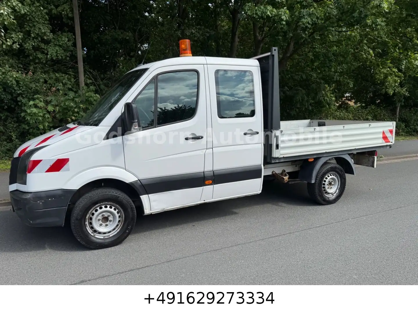 Volkswagen Crafter Pritsche 35Doppelkabine/Klima/1 Hand/AHK Weiß - 2