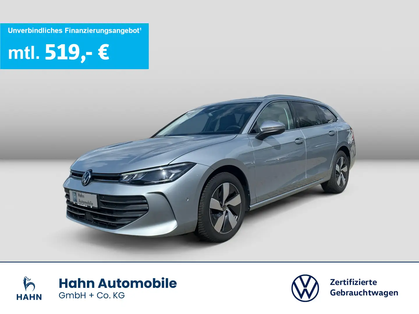Volkswagen Passat Variant 1.5 eTSI DSG Business LED AHK 360 Silber - 1