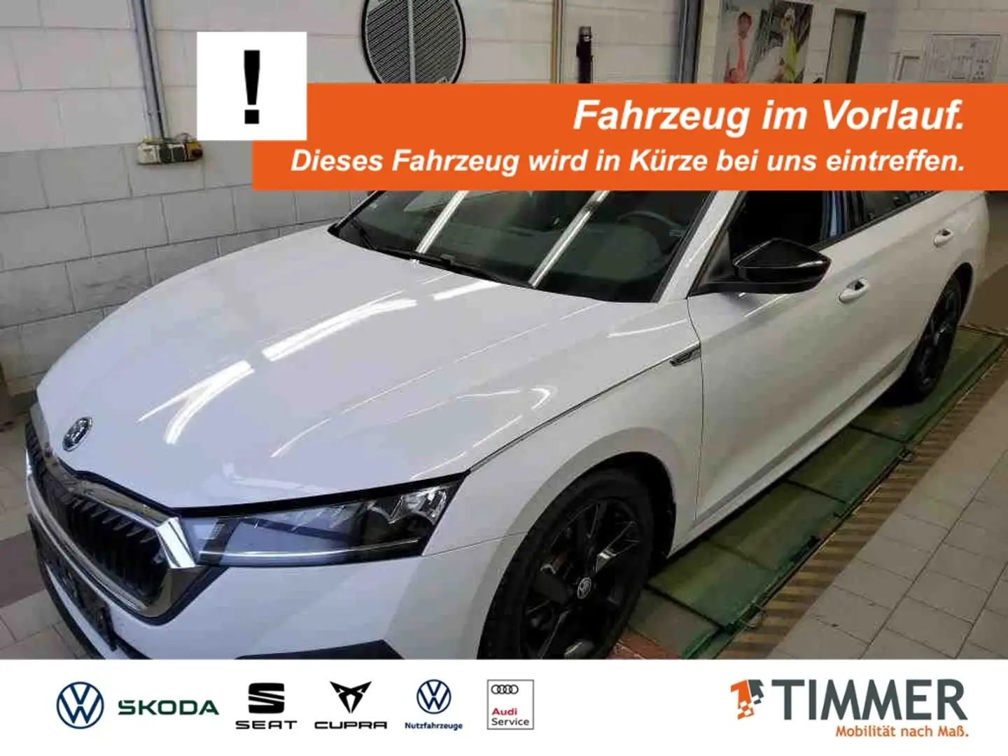 Skoda Octavia Combi 2.0 TDI DSG SPORTLINE +LED +RKAM +NAVI +APP Weiß - 1