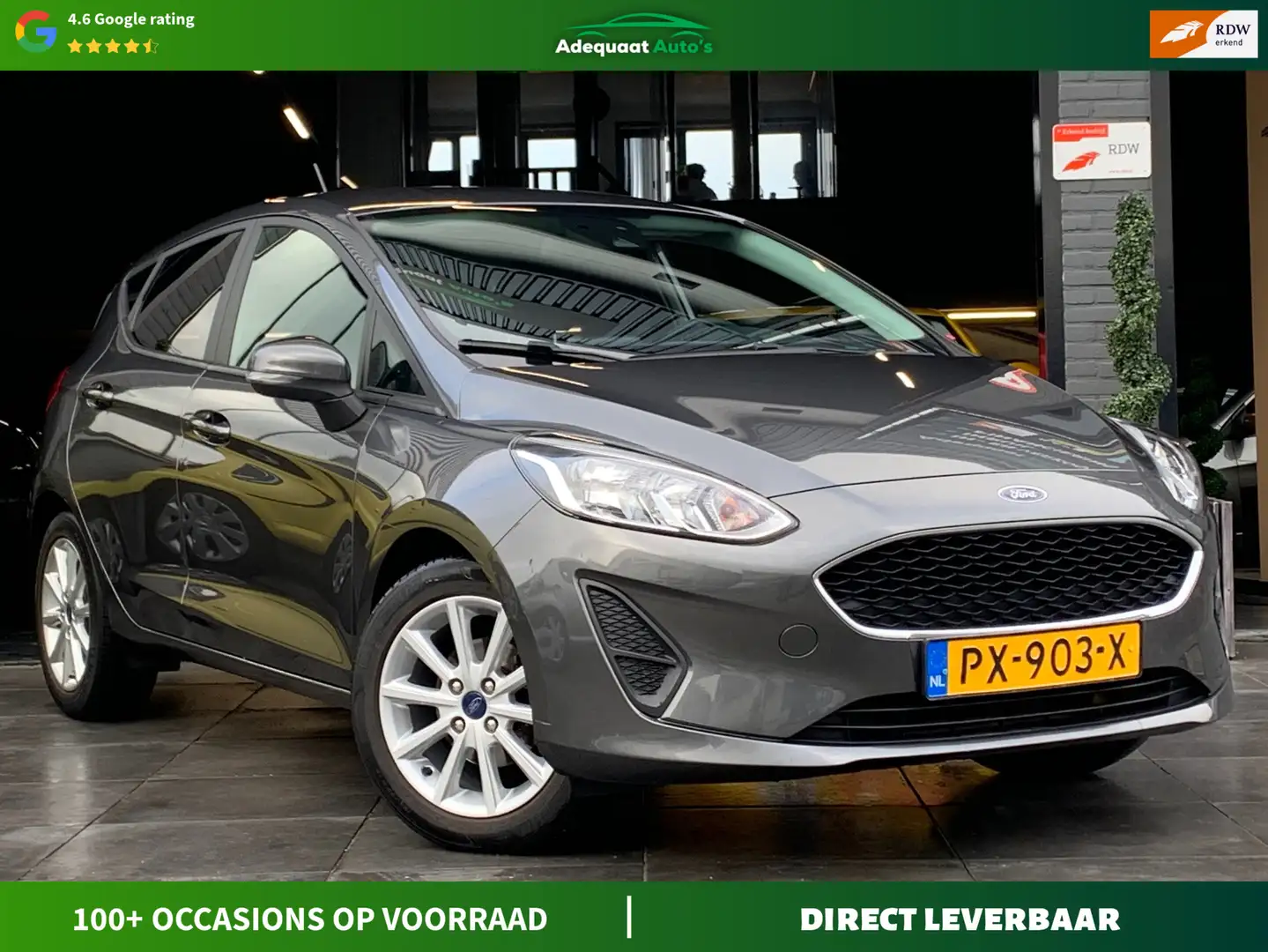 Ford Fiesta 1.1 Trend|2e eig|NAP|Carplay|Airco|Cruise|PDC Grau - 1