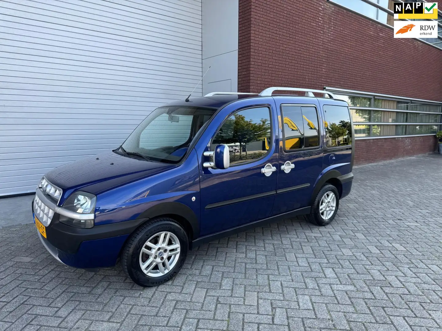 Fiat Doblo 1.6-16V Malibu Airco Trekhaak Nap Blauw - 1