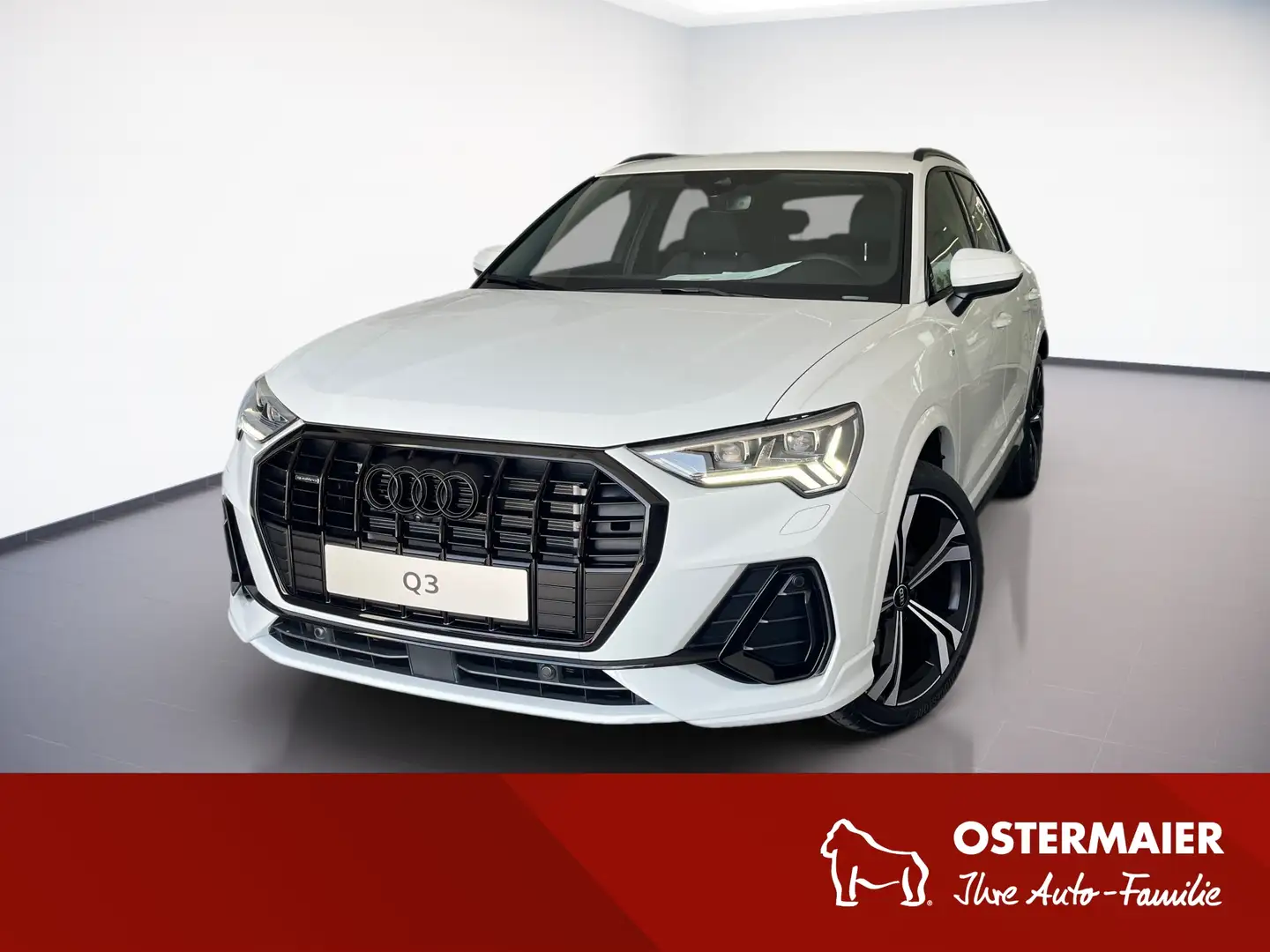 Audi Q3 S line 40 TDI quattro 193PS S tronic AHK. GRA.PDC. Weiß - 1