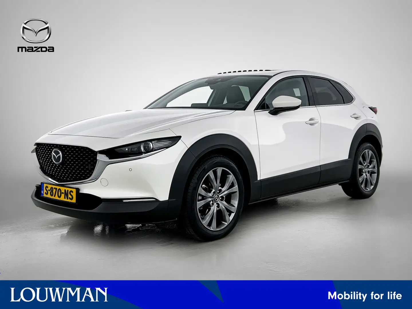 Mazda CX-30 2.0 e-SkyActiv-X M Hybrid Luxury | Trekhaak | Schu Blanc - 1