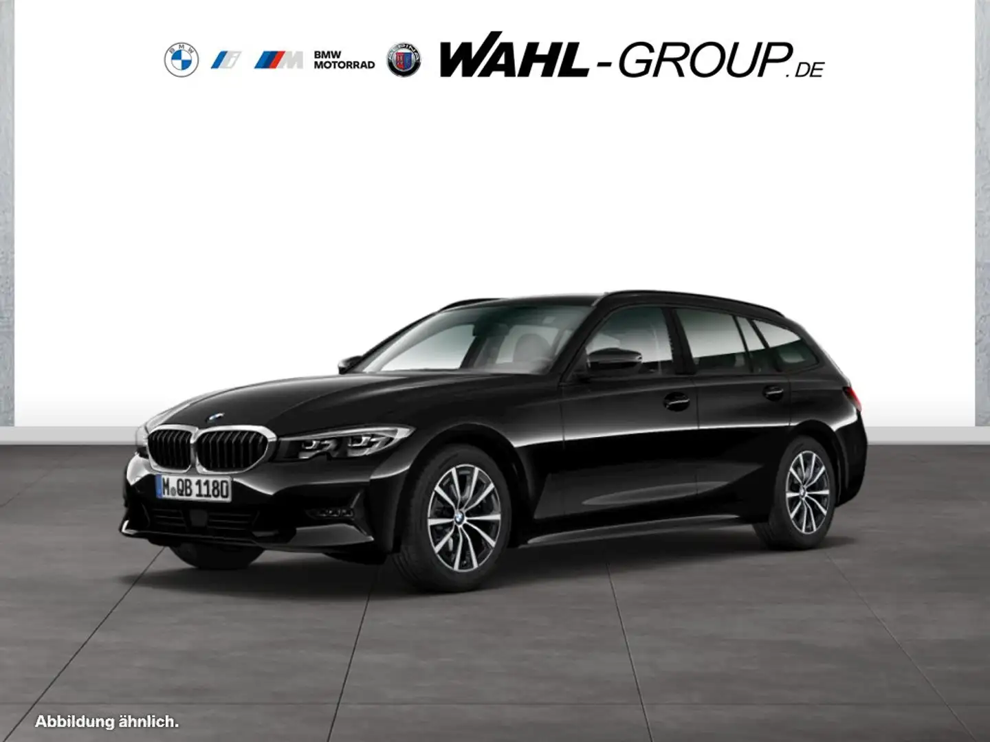 BMW 318 d TOURING ADVANTAGE LC PROF ACC SPORTSITZE   ALARM Schwarz - 1