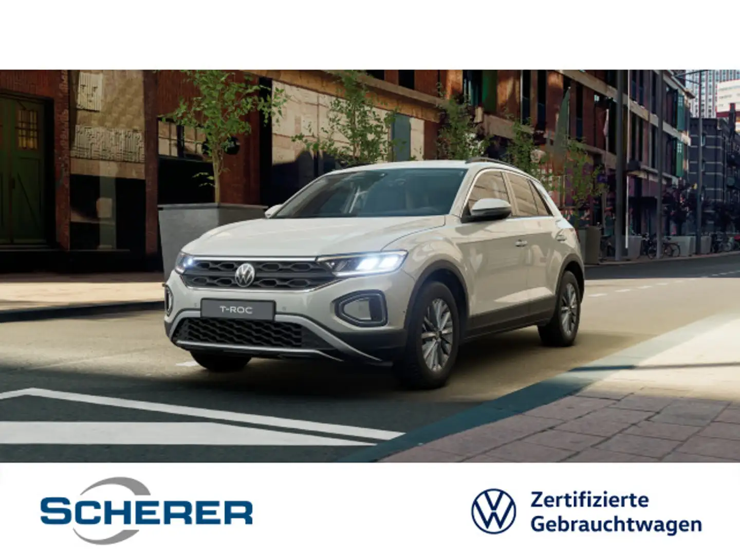 Volkswagen T-Roc T-ROC 1.5TSI DSG NAVI SHZ AHK LED APP CONNECT Grau - 1