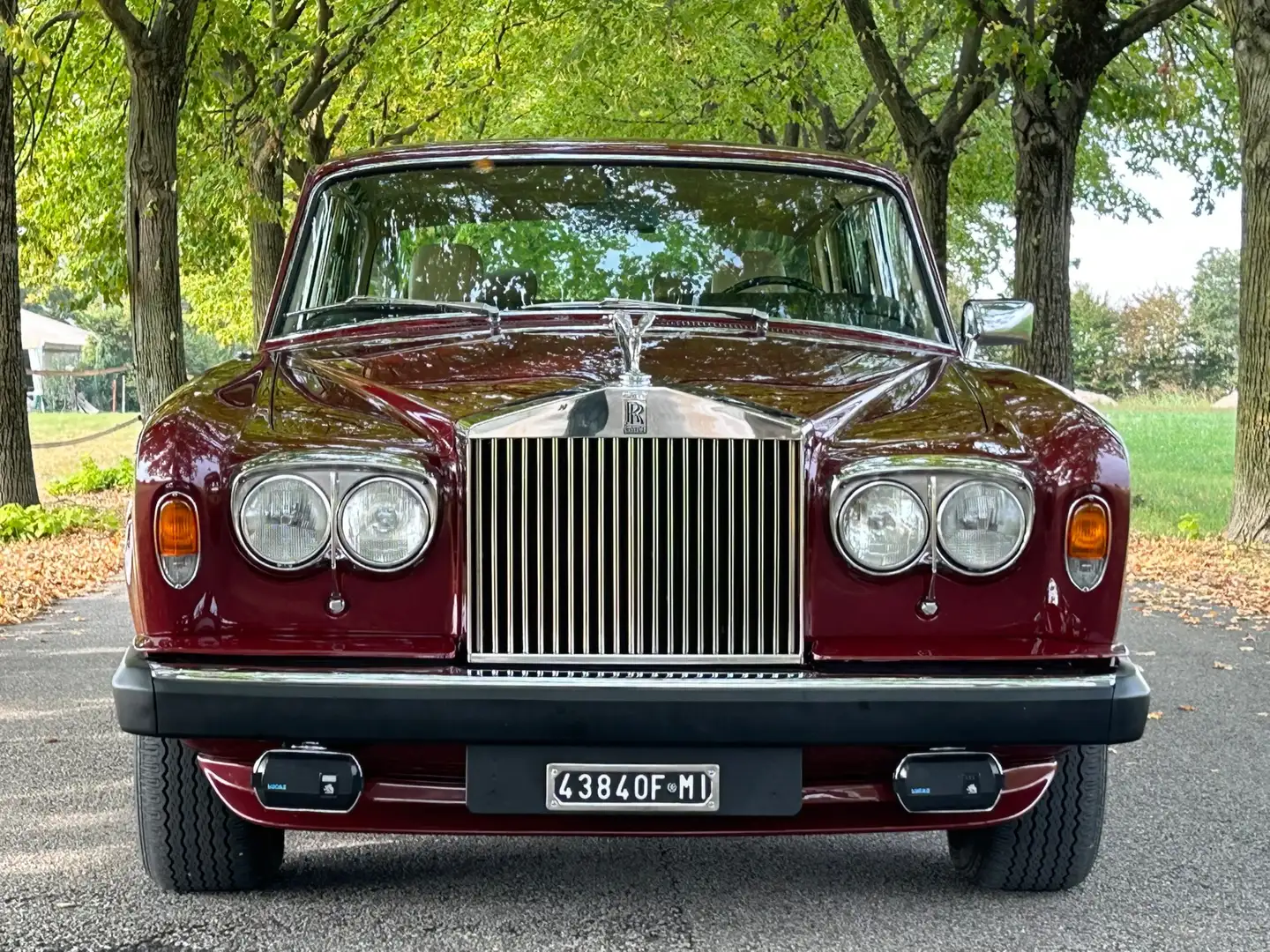 Rolls-Royce Silver Shadow 6.8 II ITALIANA TARGA MILANO Rouge - 2