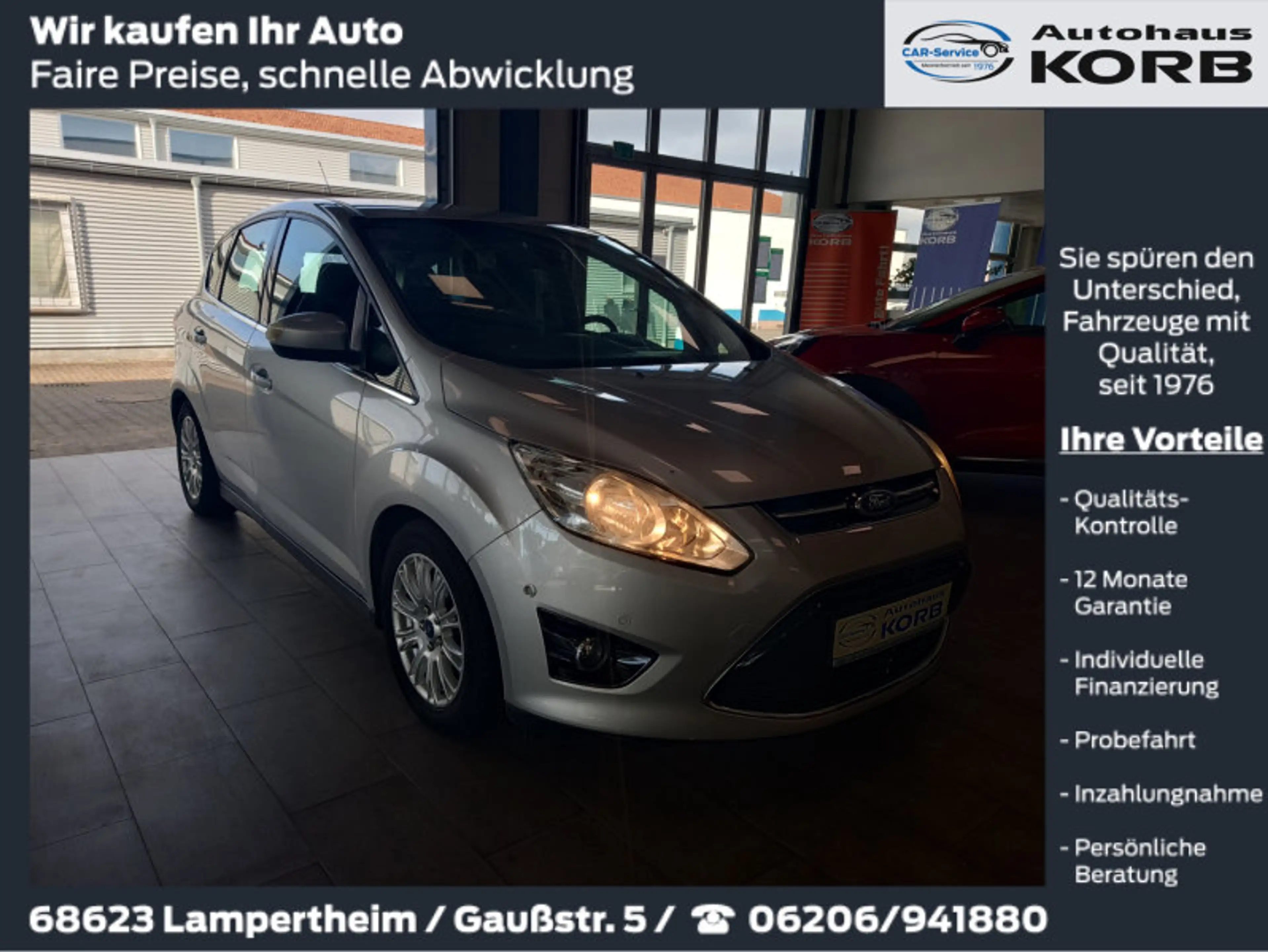 Ford C-Max C-Max 1.6 Ti-VCT Titanium, Zahnriemen Neu