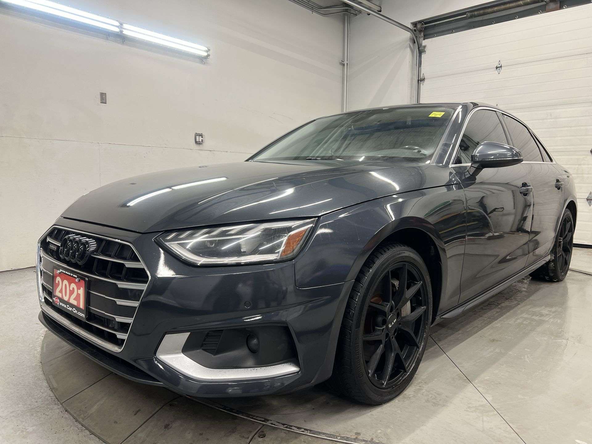 Gray 2021 Audi A4 Sedan  Automatic