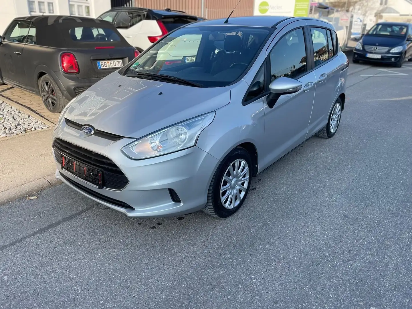 Ford B-Max EURO 6+SCHECKHEFT+SCHIEBETÜREN+EINPARKHILFE Silber - 2