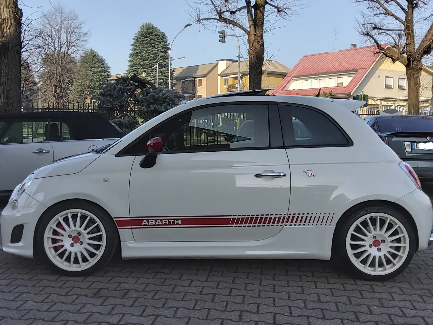 Abarth 500 Tetto apribile,  Sabelt... Blanco - 2