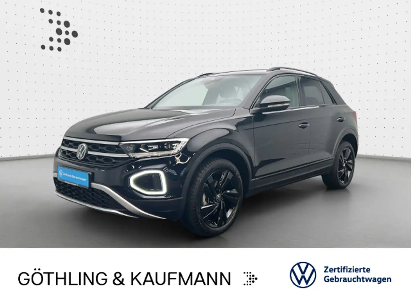 Volkswagen T-Roc Style 1.5 TSI DSG*NAVI*AHK*KAM*STDHZG*Blac Schwarz - 1