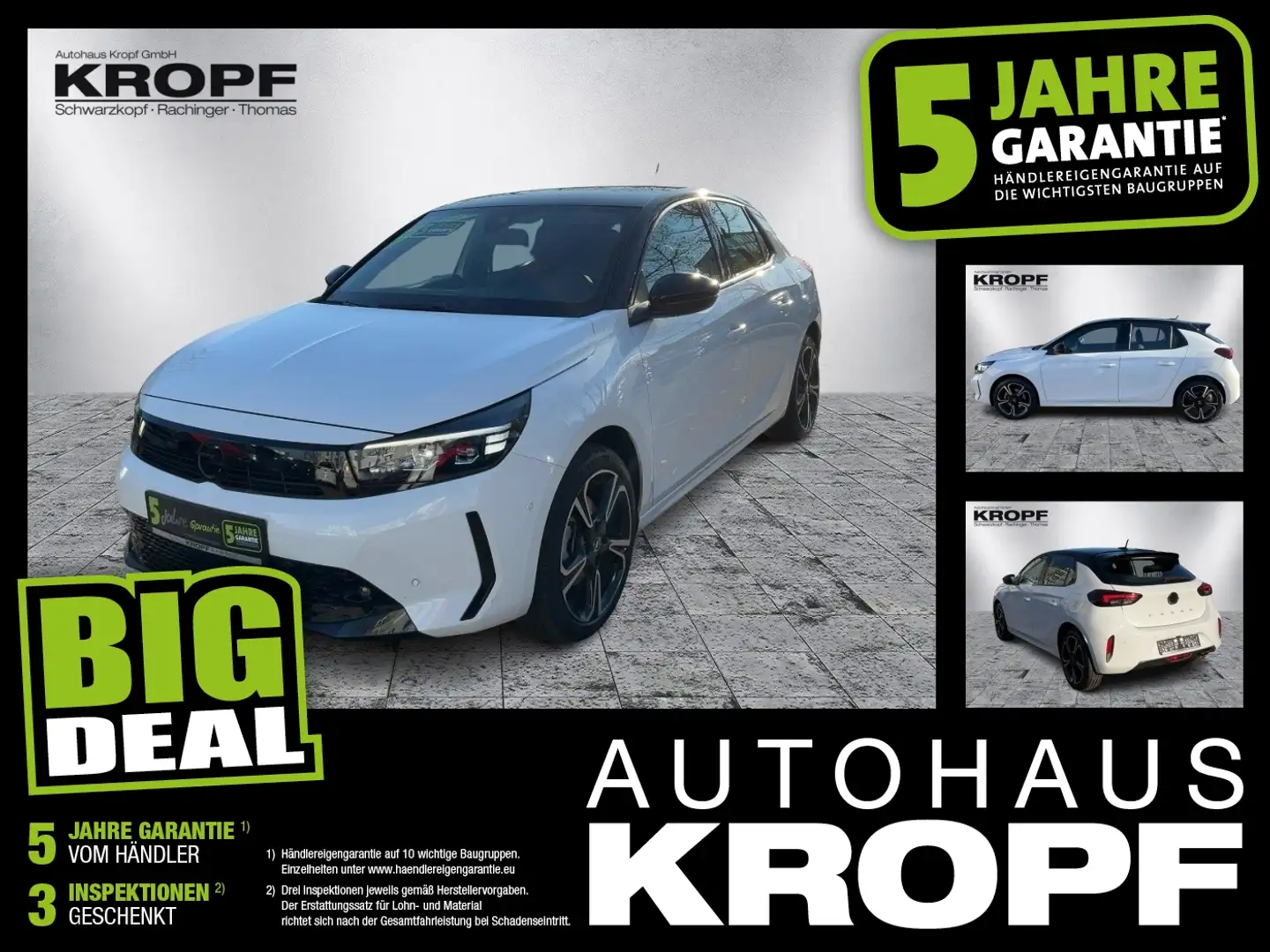 Opel Corsa F 1.2 Turbo GS ACC+LED+SHZ+Fernlichtass. Blanc - 1