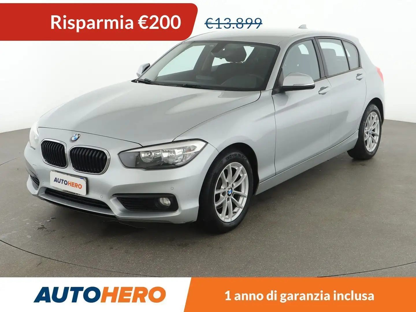 BMW 114 114d Advantage Gris - 1
