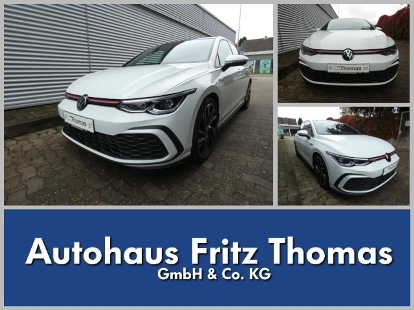 Volkswagen Golf VIII 2.0 TSI DSG GTI LED Navi Pano RKamera Klima Weiß - 1