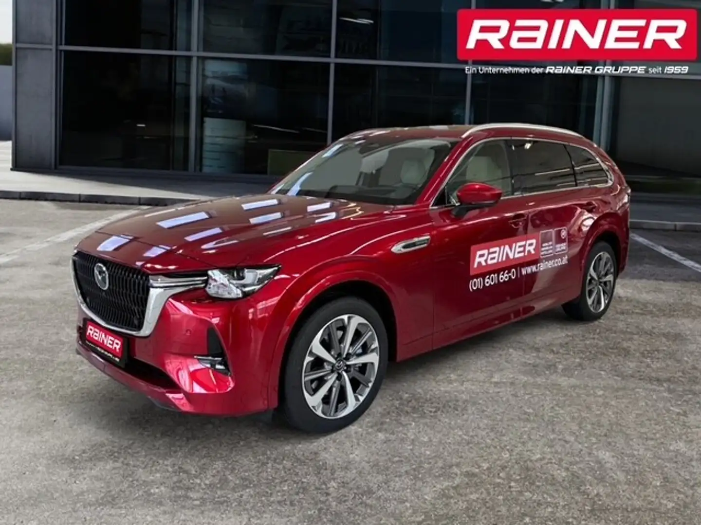 Mazda CX-80 3.3L e-SKYACTIV D AWD Takumi Plus Aut. Rot - 1