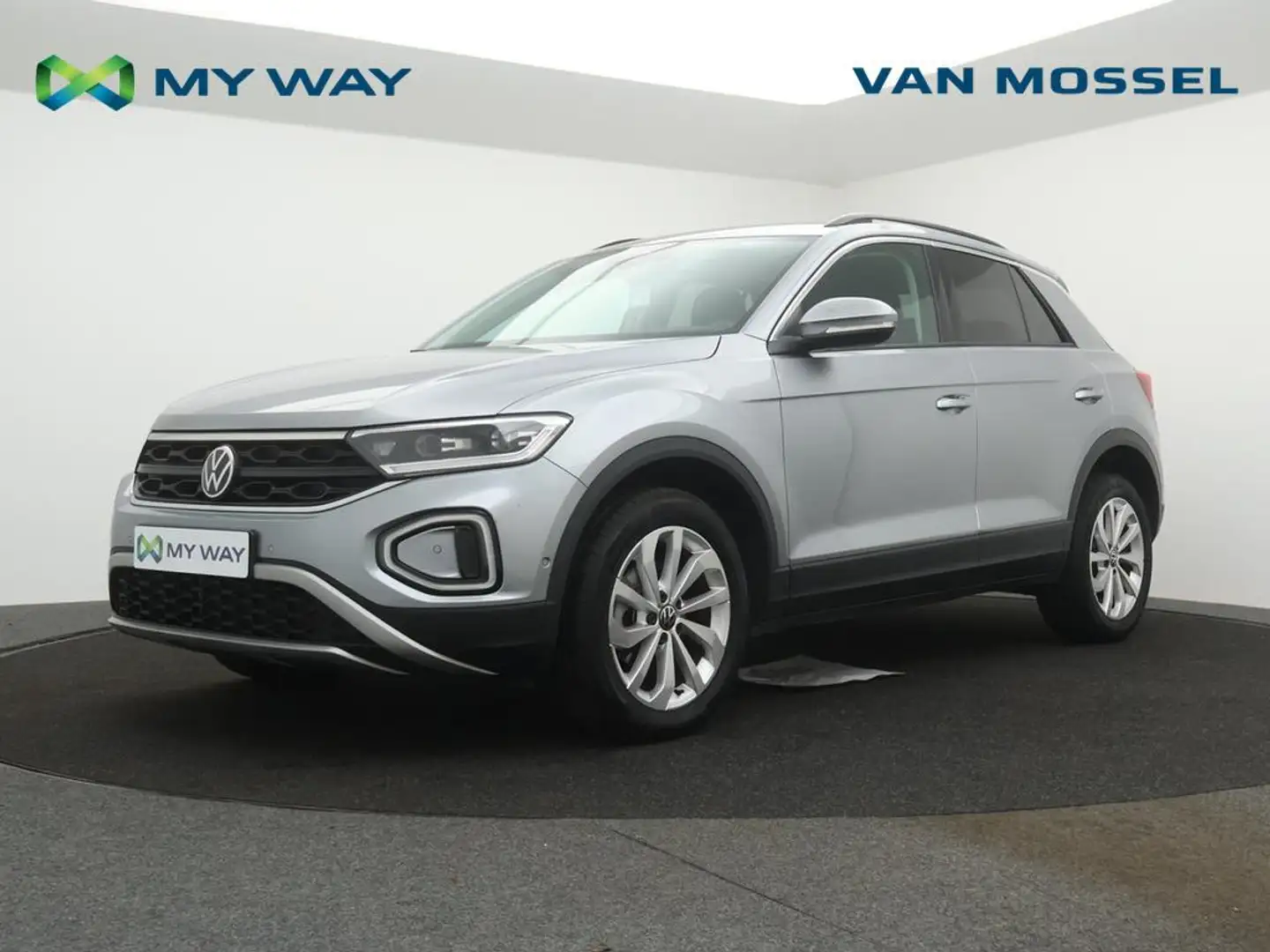 Volkswagen T-Roc T-Roc 1.0TSI Life 115pk *APP CONNECT*BLTH*ADAPTIVE Argent - 1