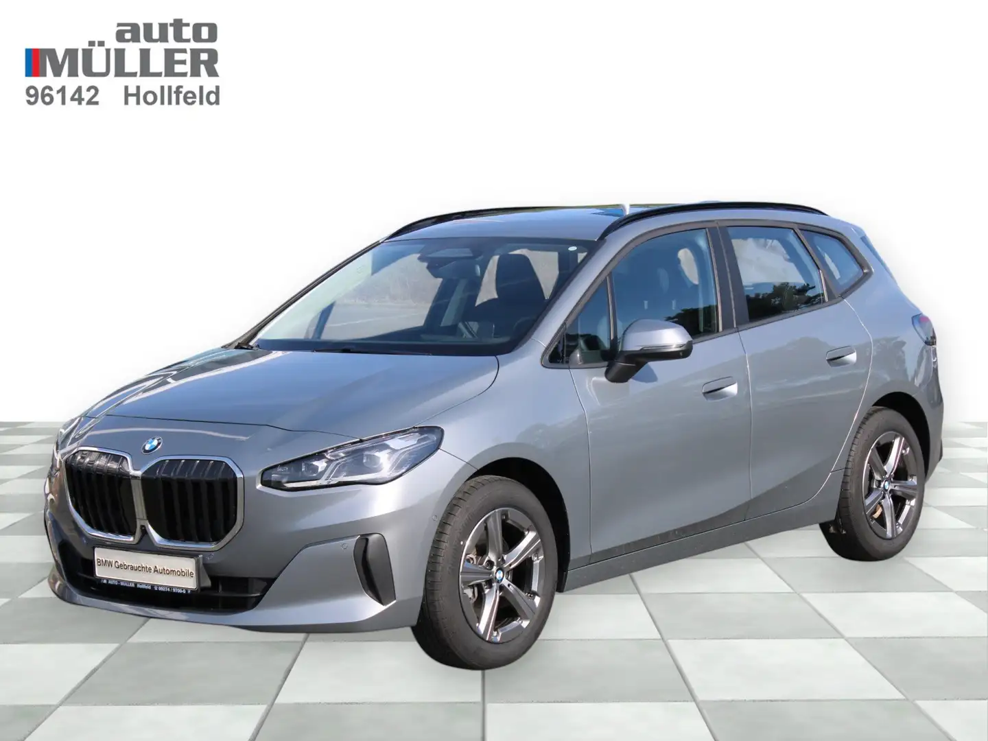BMW 218 i Head-Up HK HiFi DAB LED WLAN RFK Klimaaut. Grau - 1