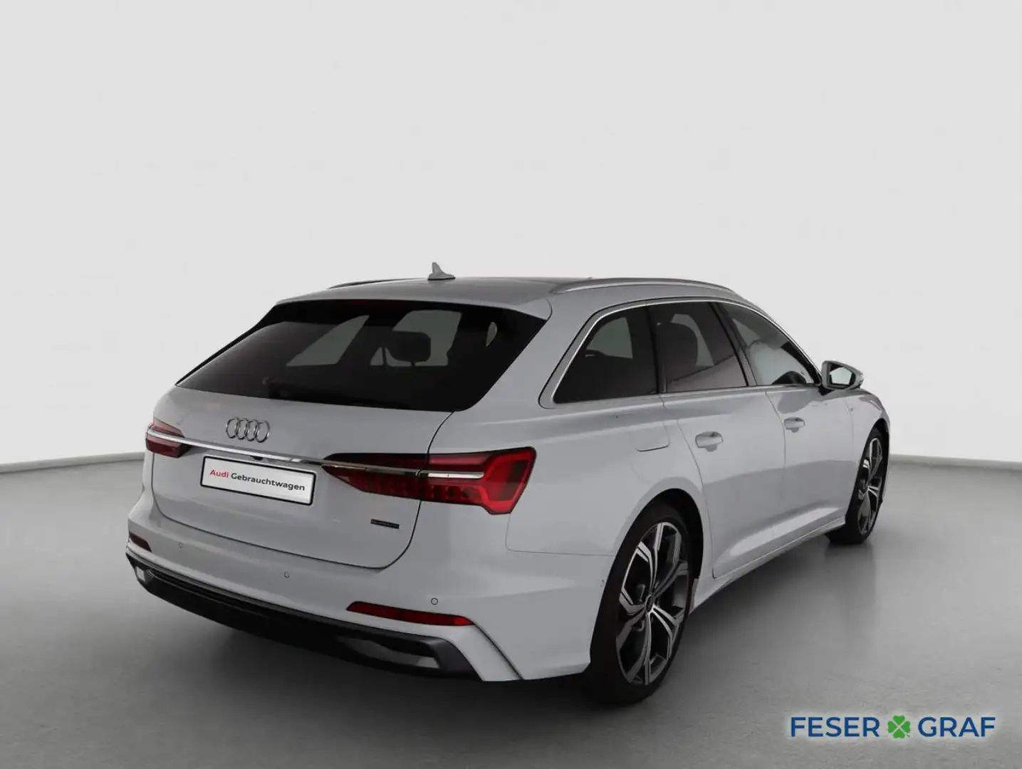 Audi A6 Avant 45 TFSI qu- S line - PANO - AHK - B&O Weiß - 2