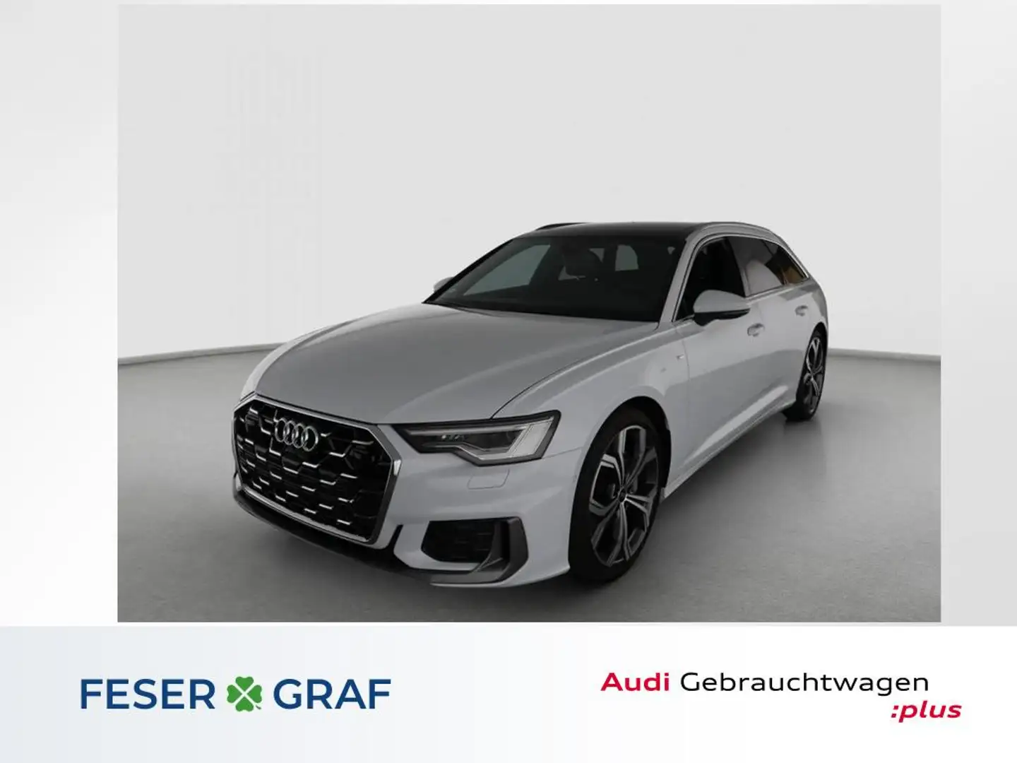 Audi A6 Avant 45 TFSI qu- S line - PANO - AHK - B&O Weiß - 1