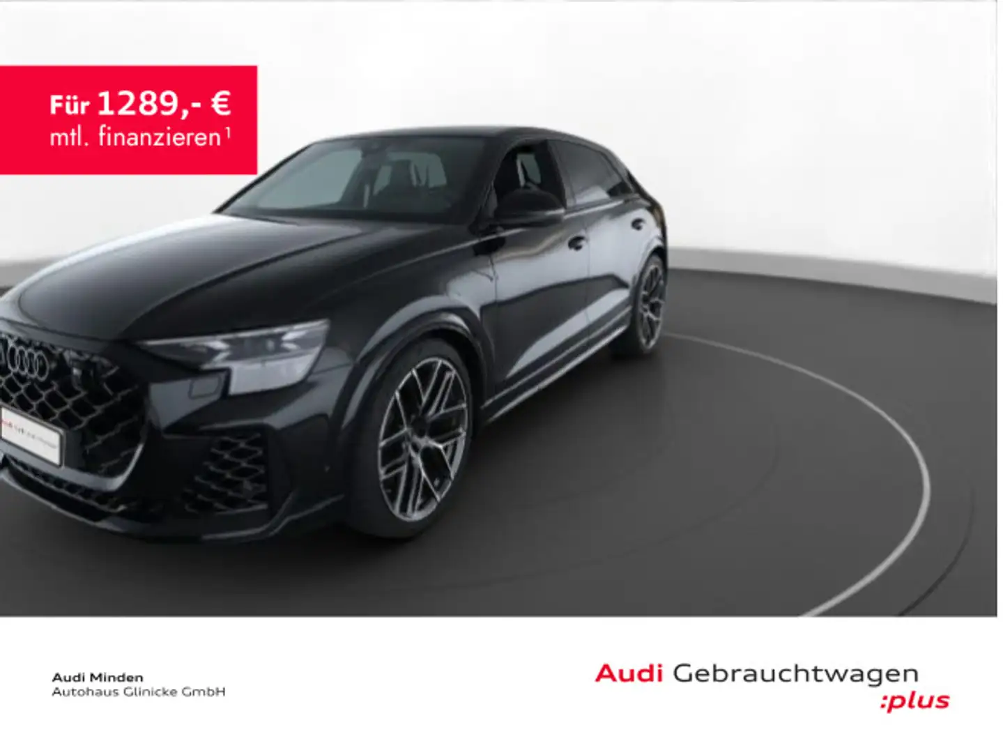 Audi RS Q8 AHK Pano LM 23" RS-Abgas B&O Head-Up 360° Schwarz - 1
