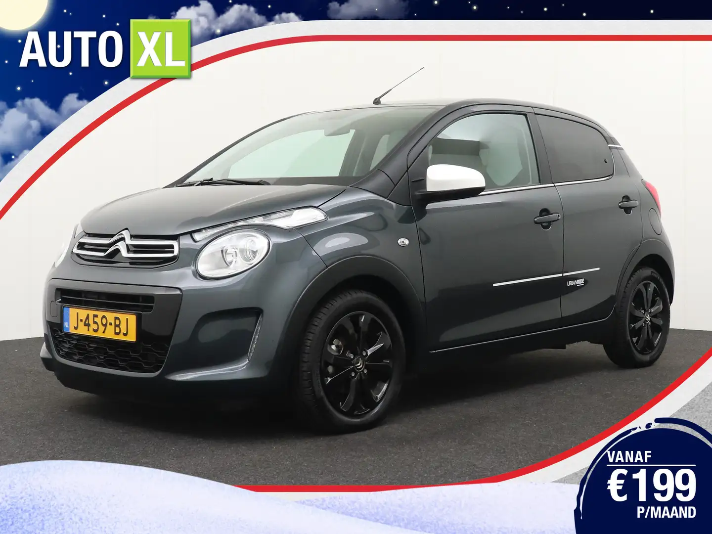 Citroen C1 1.0 73 PK VTi Urban Ride Carplay Camera DAB 15'LMV Grijs - 1
