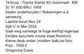 Toyota Starlet Starlet 1.3-16V XLi GTSi Vert - thumbnail 1