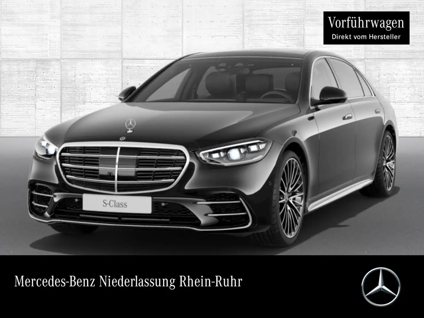 Mercedes-Benz S 450 d L 4M AMG+PANO+360+MULTIBEAM+BURMESTER3D Schwarz - 1