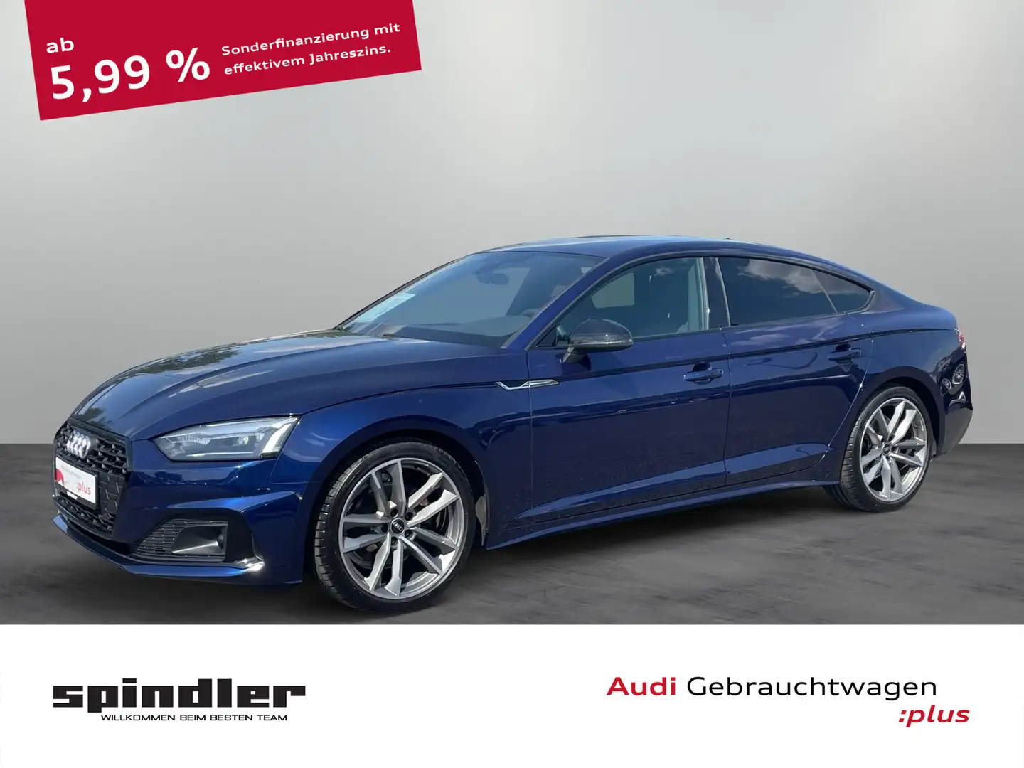 Audi A5 advanced 35TDI S-tronic / Navi, AHK Bleu - 1
