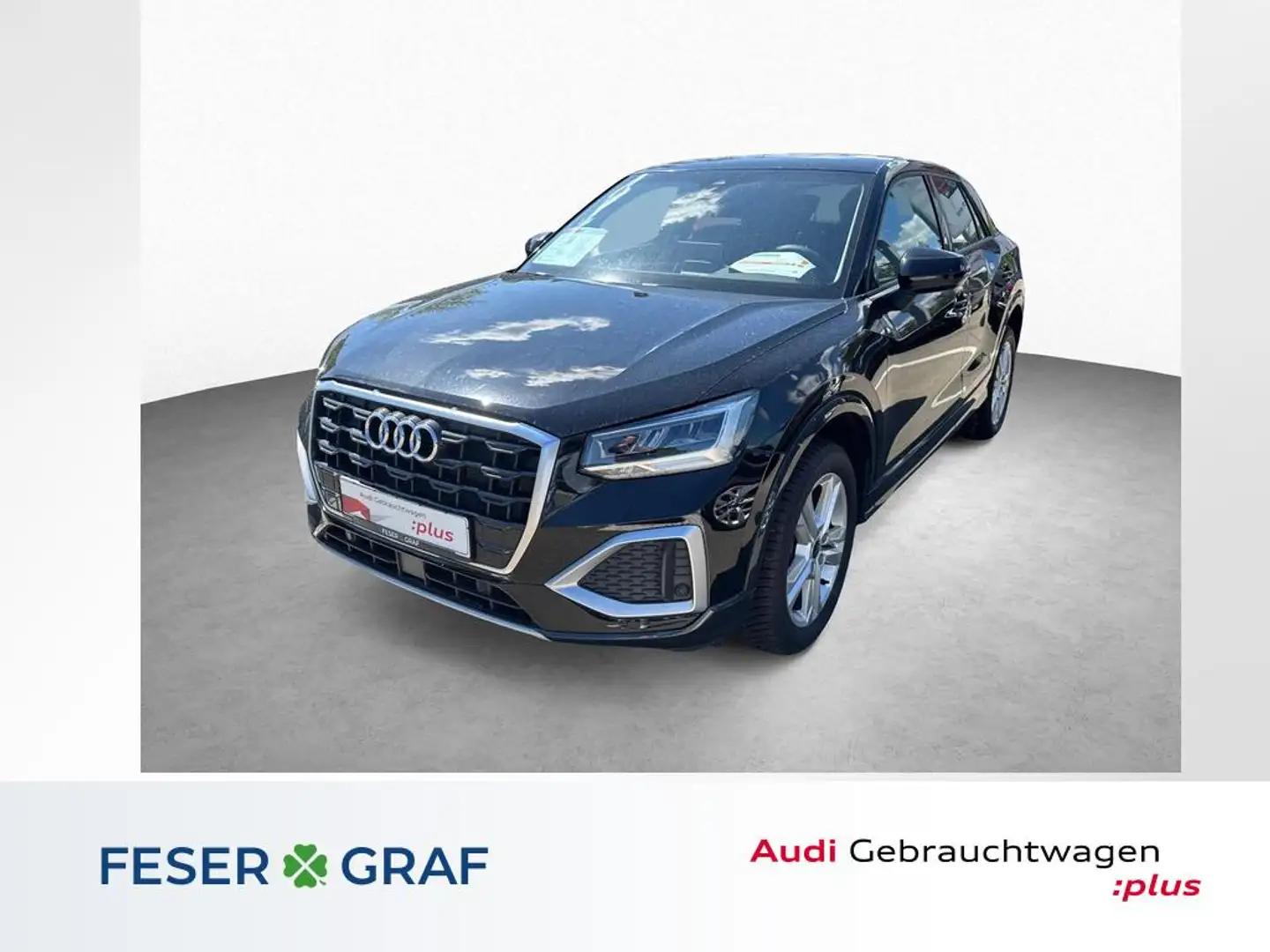 Audi Q2 Advanced 35 TFSI S tronic-Kamera-Navi-LED Schwarz - 1