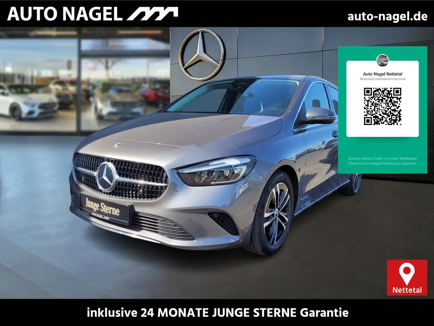 Mercedes-Benz B 180 B 180 Progressive MBUX+LED+elektr.Heckklappe+SHZ Grau - 1