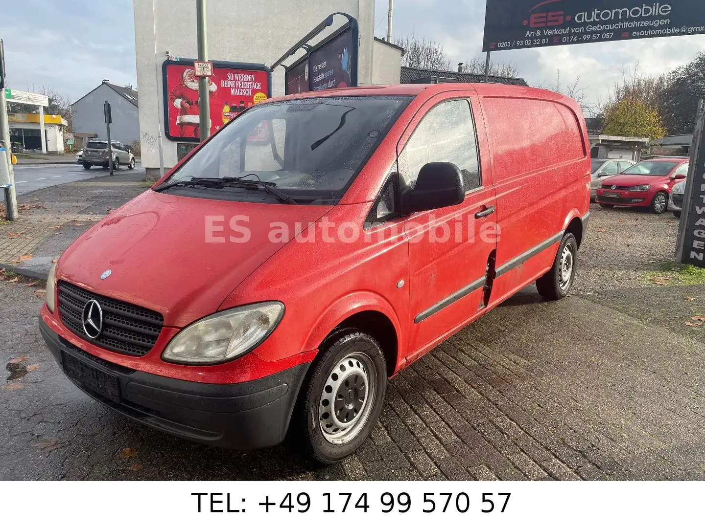 Mercedes-Benz Vito Kasten 109 CDI **Klima** Rot - 1