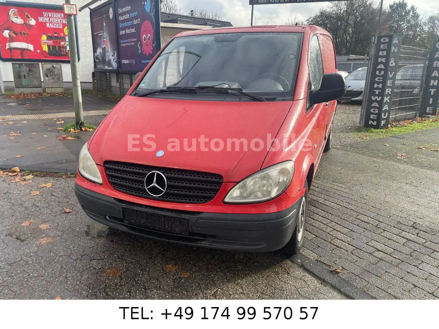 Mercedes-Benz Vito Kasten 109 CDI **Klima** Rot - 2