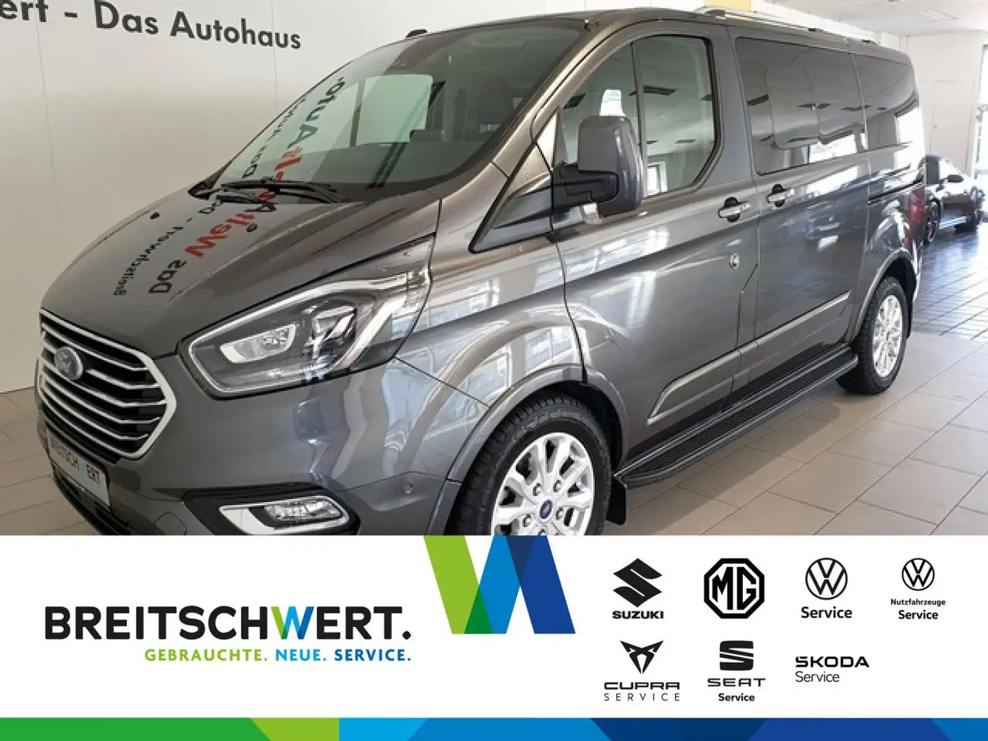 Ford Tourneo Custom 2.0 TDCI 320 L1 Titanium Autom Navi Gris - 1