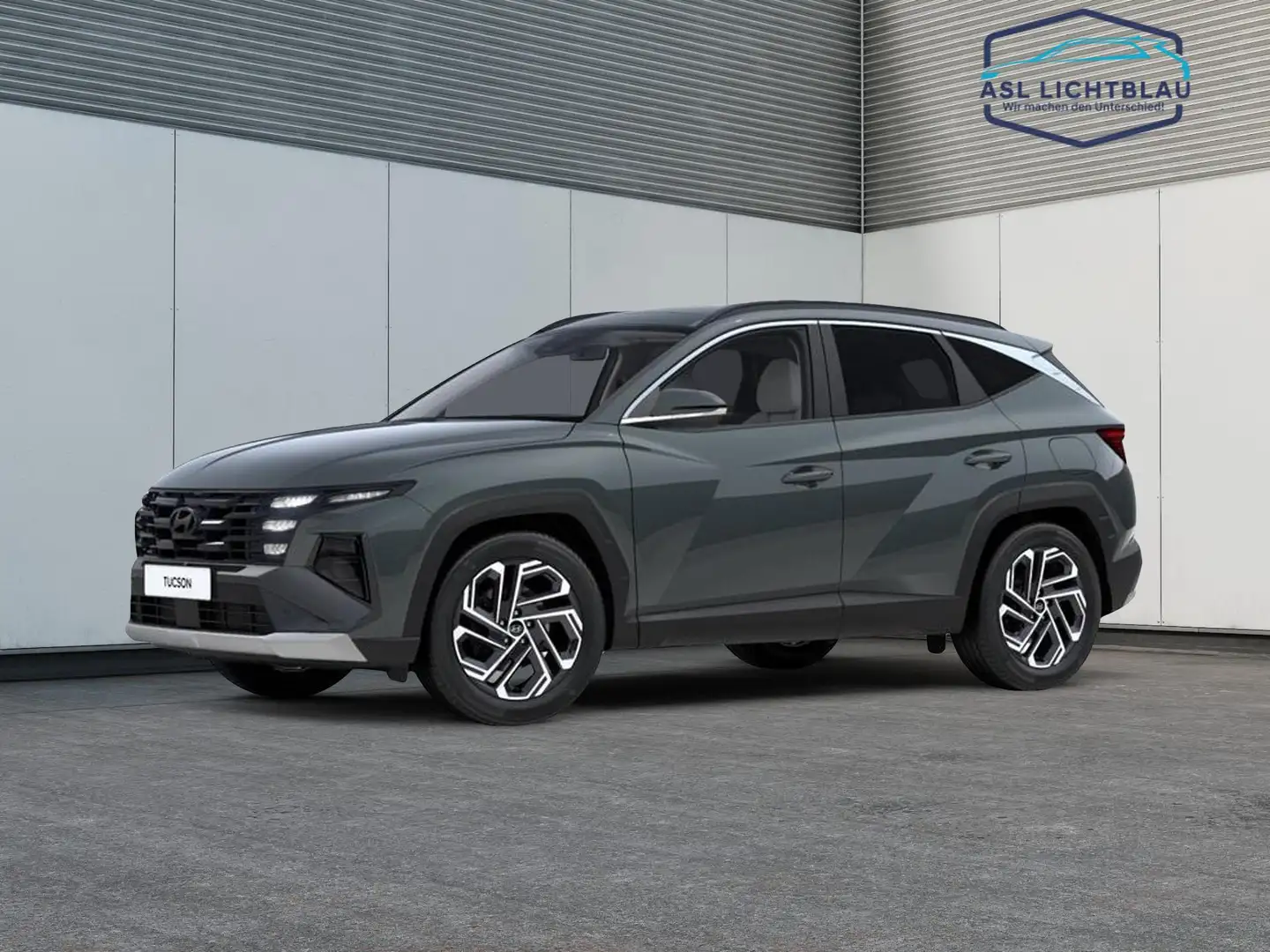 Hyundai TUCSON FL 1.6 T-GDI 48V 7-DCT 2WD PRIME Panoramadach &... Grün - 2