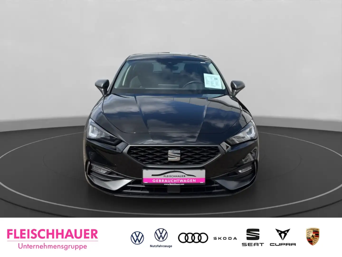 SEAT Leon FR 2.0 TDI FR +AUTOMATIK+PANORAMA+NAVIGATION+KLIMA Schwarz - 2