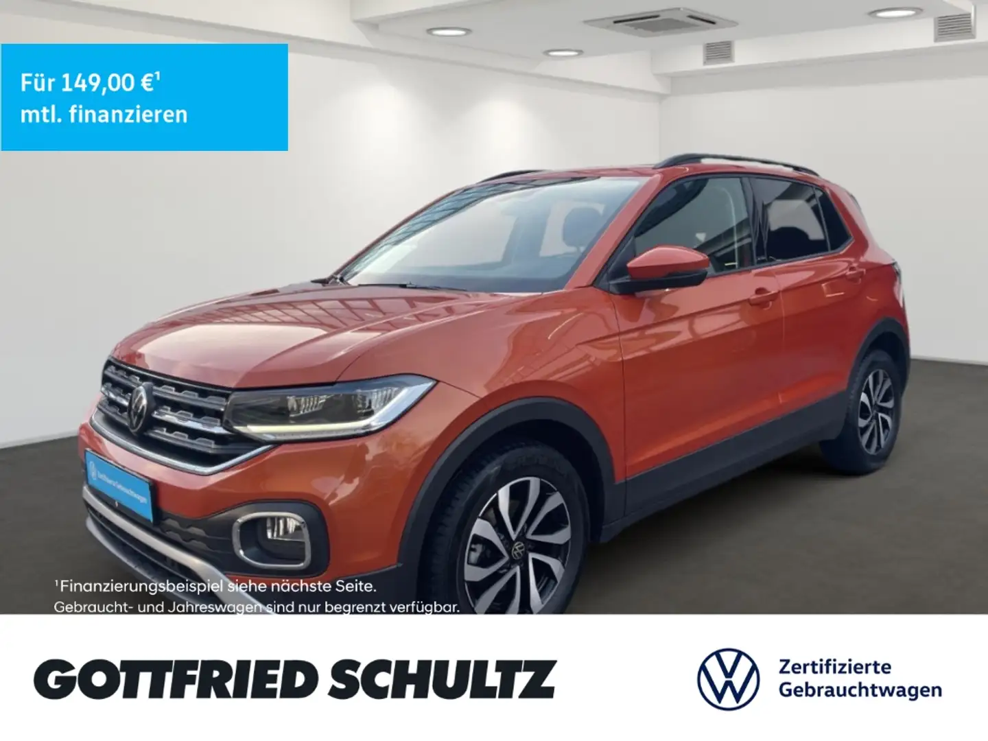 Volkswagen T-Cross 1.0 TSI DSG LED NAV SHZ ACC Active ALLSEASON Orange - 1