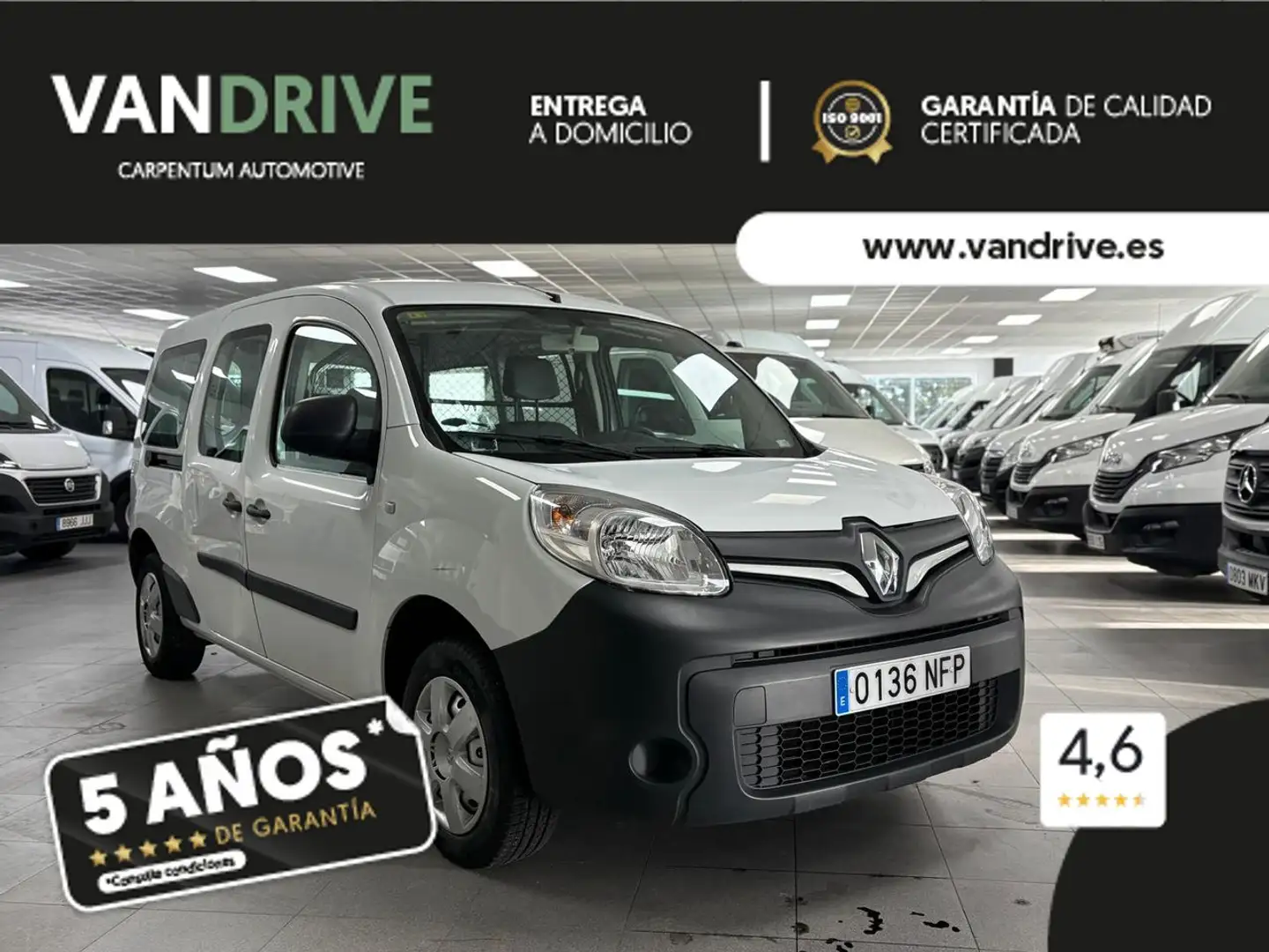 Renault Kangoo Combi 1.5dCi Profesional M1-AF 66kW Wit - 1