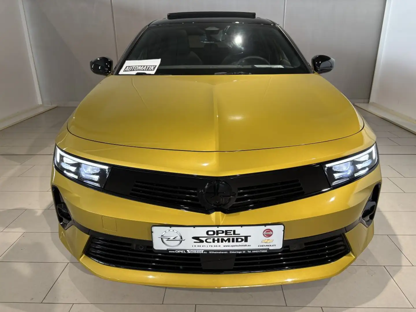 Opel Astra 1.2 Turbo Automatik GS Gelb - 2