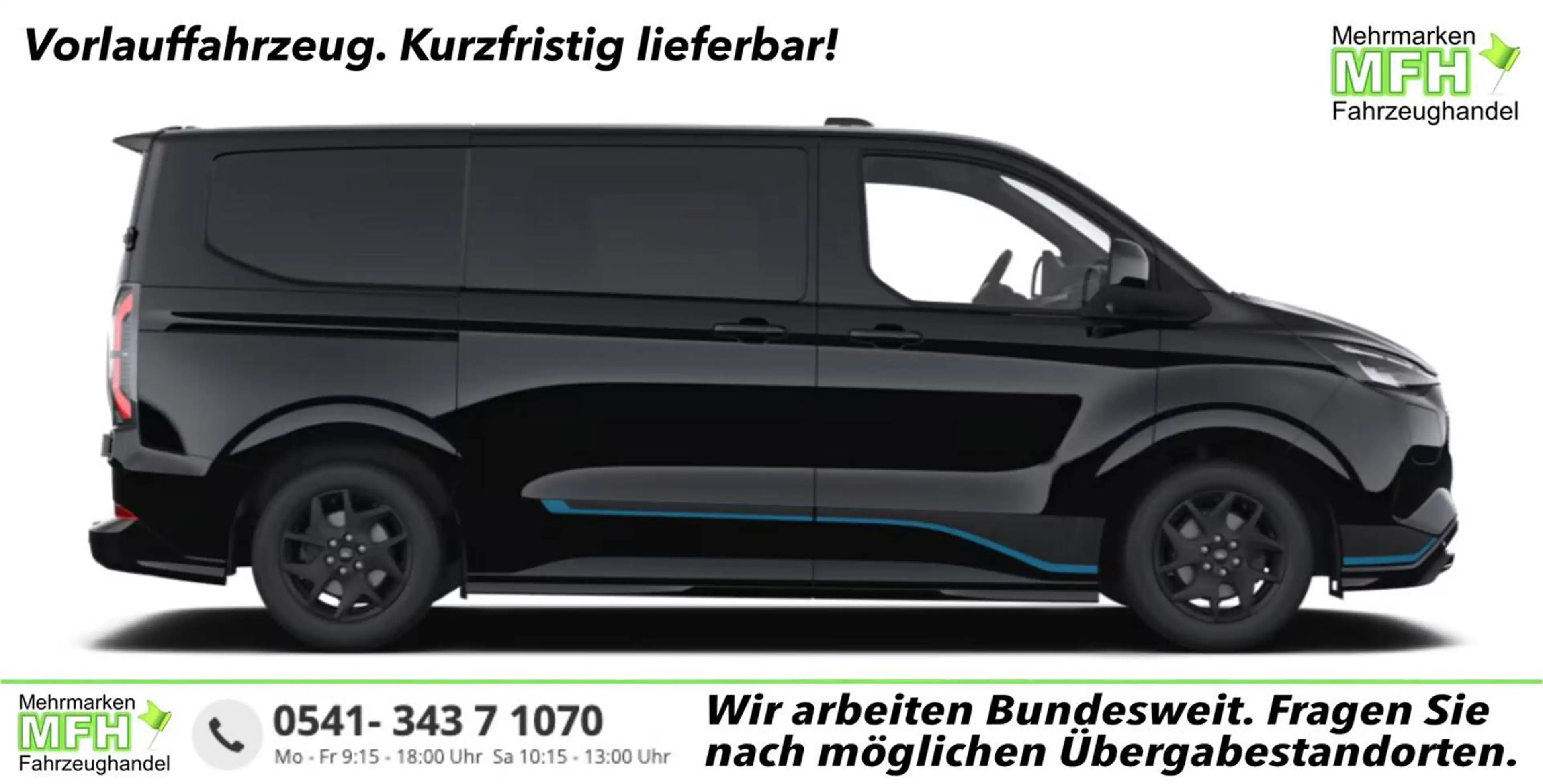 Ford E-Transit Custom Sport DCiV 71kWh L1 ProPow LED 160 kW (2...